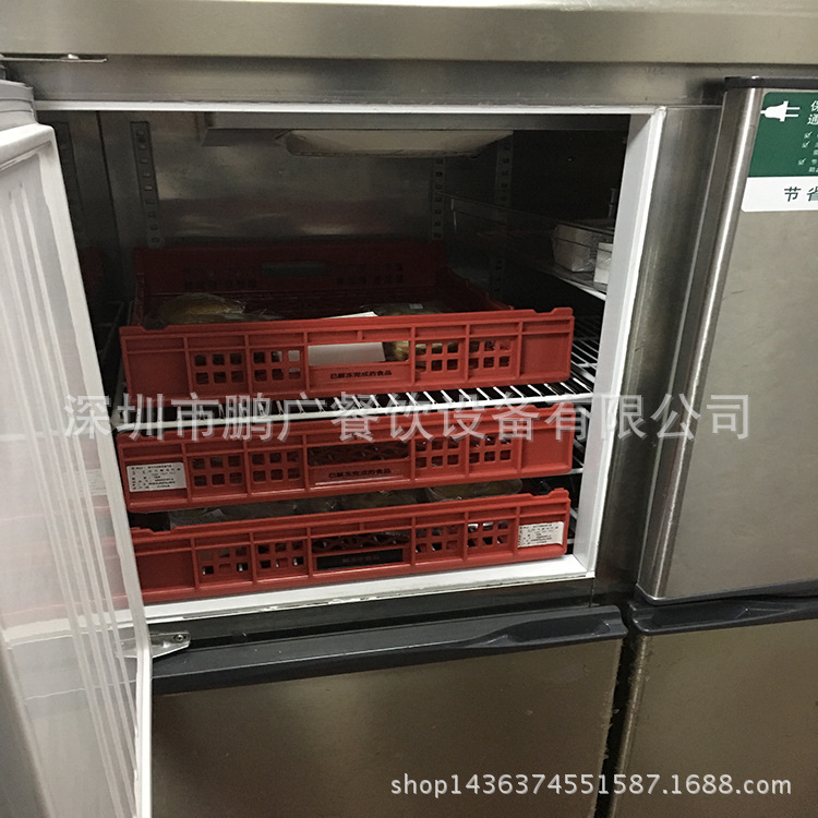 二手金城四门冰箱冷藏冷冻工作台保鲜柜