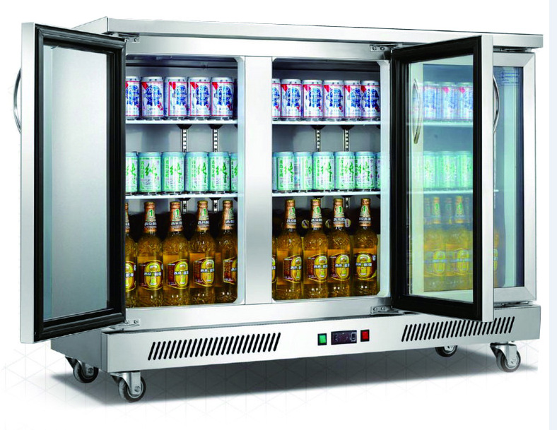 厂家直销冷藏柜保鲜冰箱商用陈列柜四门立式啤酒饮料柜展示