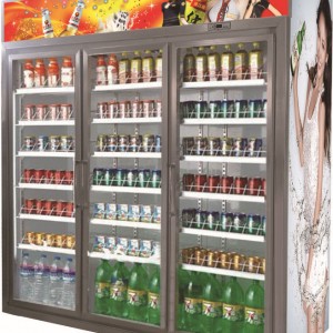 便利店展示柜 三门冷柜 立式冷藏柜 超市商用饮料冰柜 保鲜柜