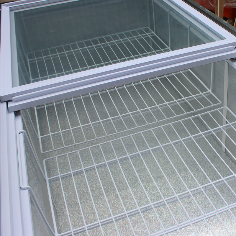华港厂家直销卧式岛柜冷冻展示柜保鲜柜商用橱柜速冻冰柜
