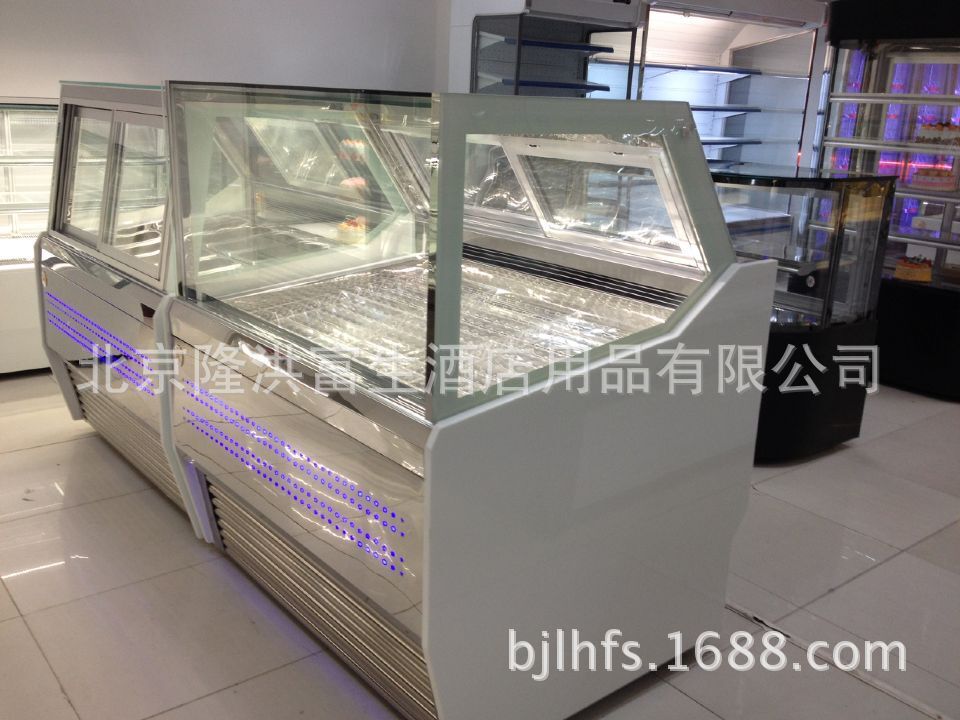 雪糕柜、卧式冷冻冰柜、冰淇淋展示柜连锁店设备