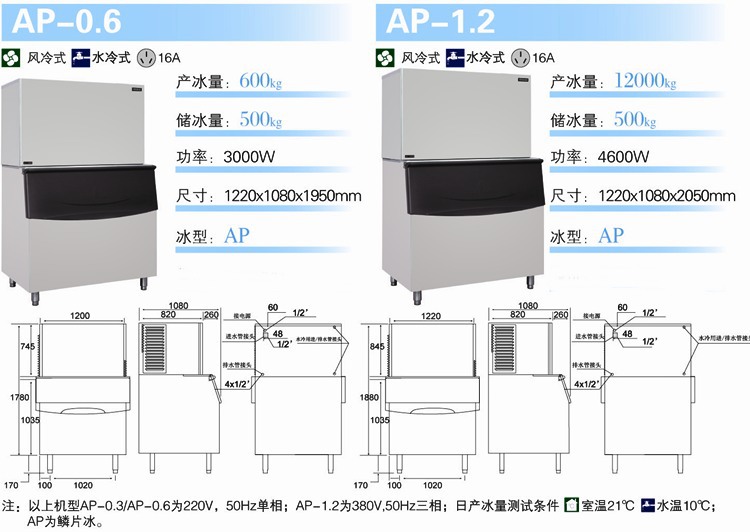 久景AP-0.6鳞片冰制冰机 商超专用制冰机 食品保鲜专用制冰机