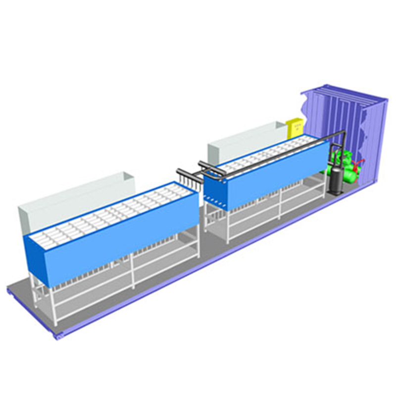 冰块机 集装箱式制冰机定制 大型生产用制冷设备 直冷式冰砖机