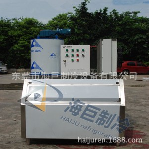 连云港小型商用制冰机 300KG 1吨超市工厂片冰机雪花奶茶制冰机