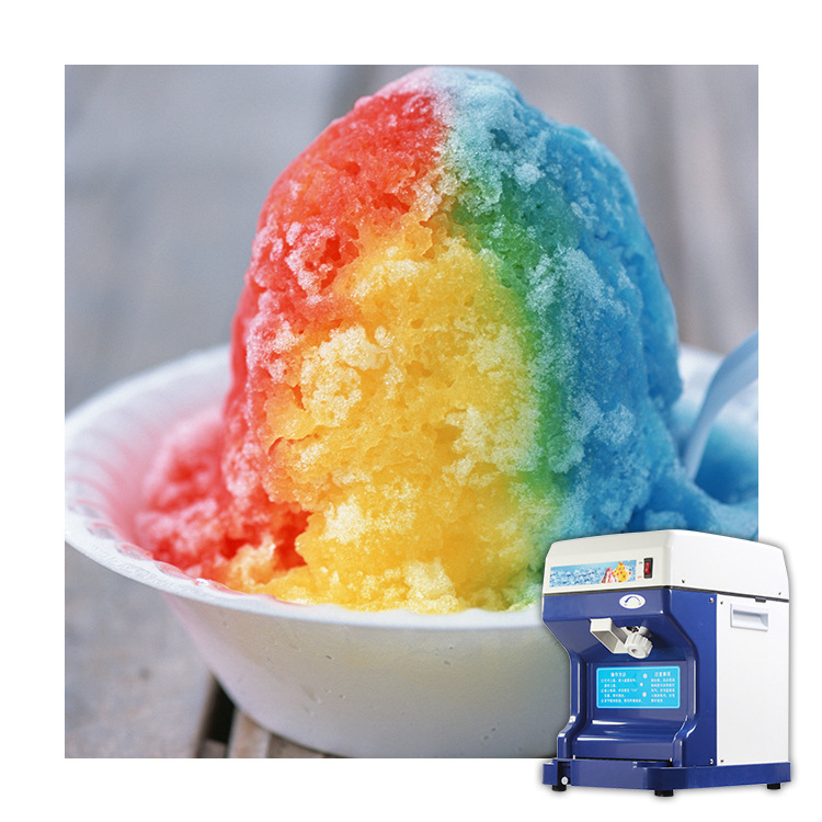 商用刨冰机自动碎冰机可磨粗细沙冰夏天冷饮设计