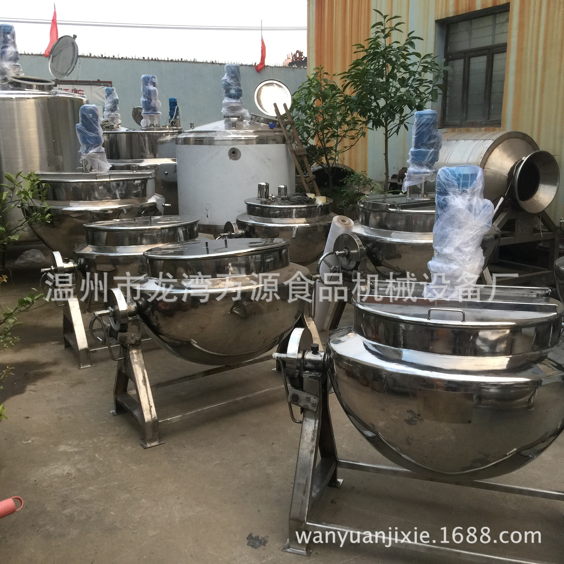 蒸汽立式夹层锅(诚信温州) 不锈钢夹层锅 炊事设备 质量可靠