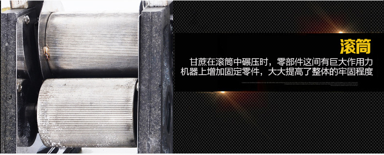 乐创台式电动甘蔗机 不锈钢甘蔗榨汁机榨甘蔗汁压榨机商用带电瓶