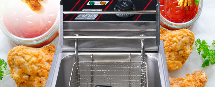 电炸炉 单缸特缤加厚大6L家用薯条薯塔机炸鸡炉油炸炉 油炸锅商用