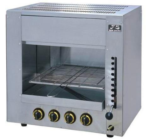 骏昇 JS-14红外线四头燃气面火炉 商用面火炉 烤炉 烧烤炉 烤肉炉