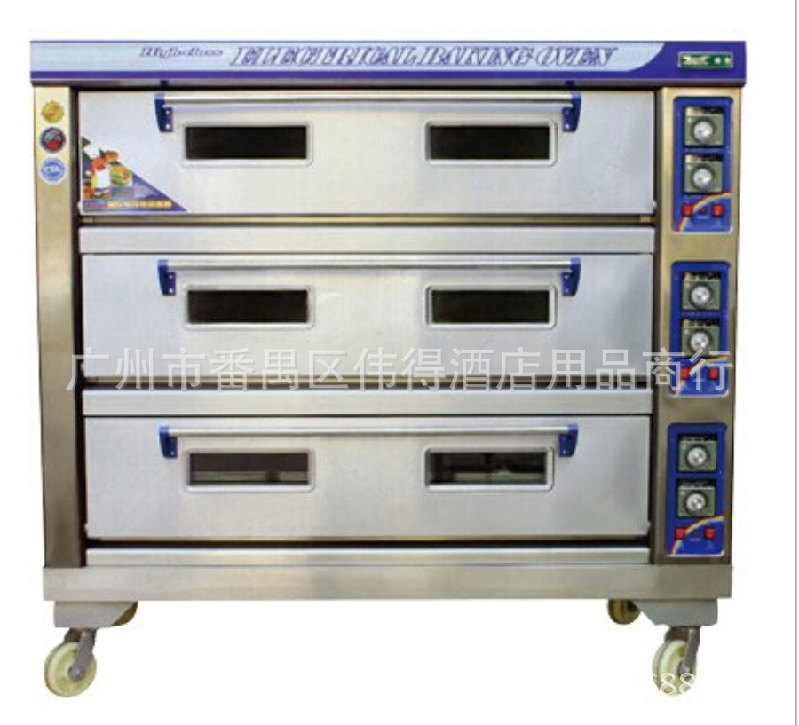 得宝三层六盘电烤炉|面包烤|电烘炉|电烤箱|商用电烤箱|DFL-36