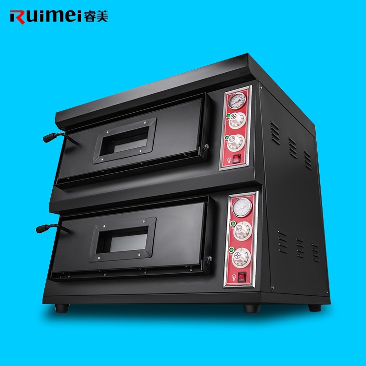睿美 商用披萨烤箱 电披萨炉 比萨烤箱两层披萨炉500度高温