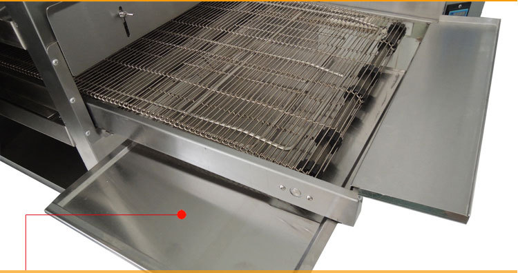 履带式披萨炉商用大型链条式热风循环比萨炉天燃气液化气披萨烤箱