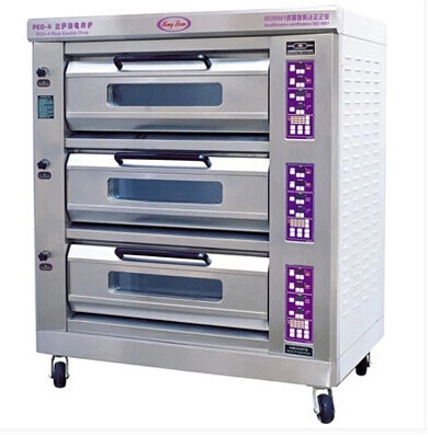 恒联PEO-6A 三层六盘喷涂比萨烘炉(石垫板) 商用电烤箱