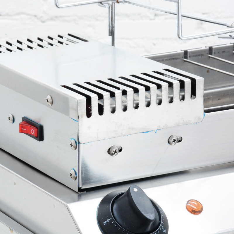 欧乐德DR102商用电热烧烤炉自动翻串多功能不锈钢全自动烧烤炉