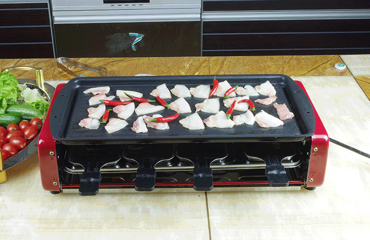 热销爆款比亚韩式家用电烤炉 烧烤架 无烟烧烤炉 商用烤肉机代发