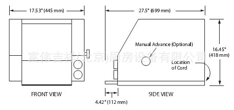 Hatco重型烤面包机TRH-60 履带式烤面包机 商用多士炉