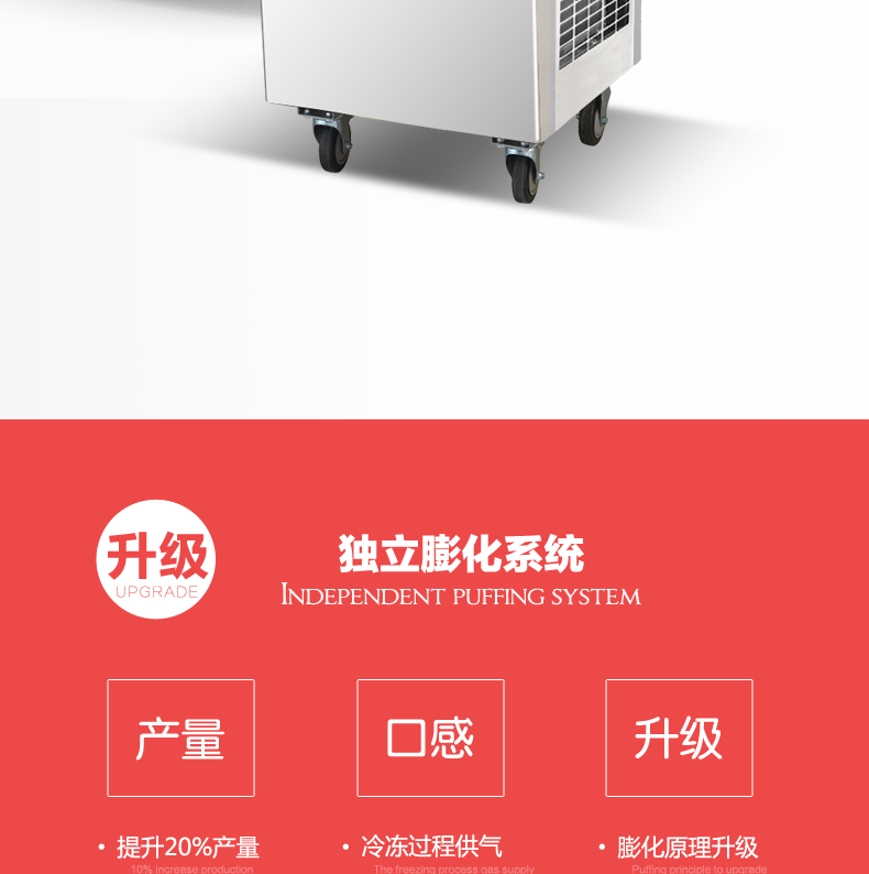 厂家直营冰之乐三色软冰激凌机甜筒圣代雪糕机全自动冰淇淋机商用