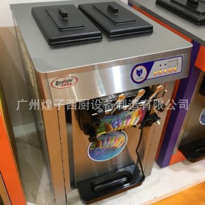 厂家直供不锈钢三头冰淇淋机 商用不锈钢冰激凌机器 新款雪糕机