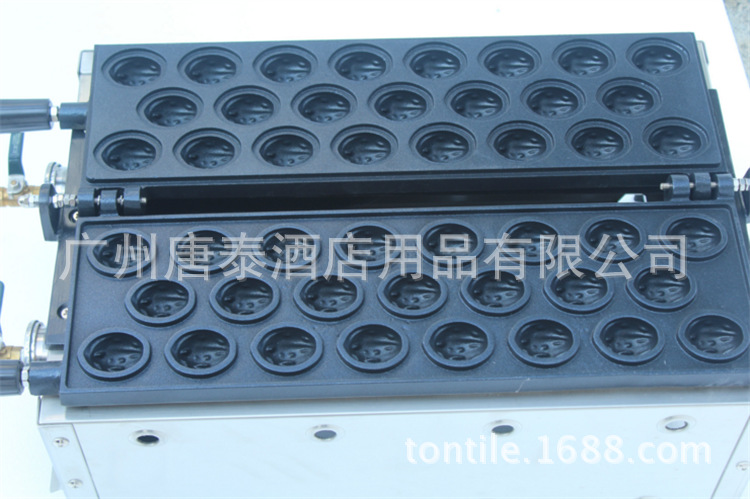 供应韩国商用不锈钢单板电热核桃华夫机松饼机蛋糕小吃设备NP-738