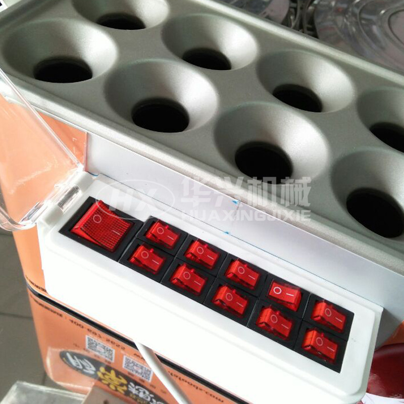 十孔蛋肠机商用 烤肠机全自动多功能煎鸡蛋加香肠机器 香脆热狗机
