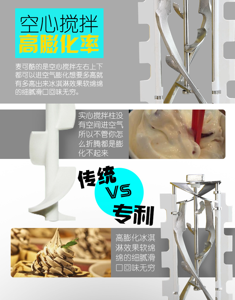 商用酸奶冰淇淋机 小型水果冰激凌机 厂家直销 内蒙古辽宁现货