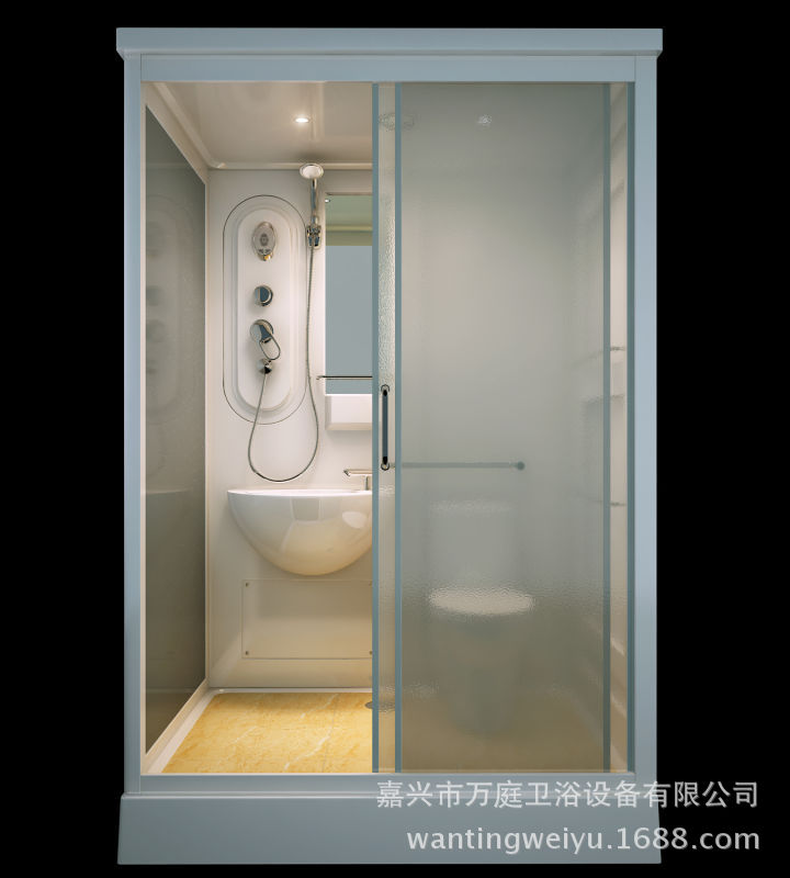 WT1114集成卫生间宾馆酒店整体淋浴房公寓一体式卫浴厂家直销