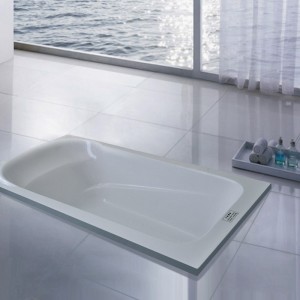 厂家直销 热款 1.0-1.8米亚克力嵌入式浴缸 工程酒店家用式浴盆