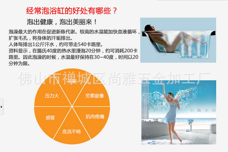 厂家 多功能 智能按摩冲浪方浴缸 纯亚克力 酒店/工程/出口/外贸