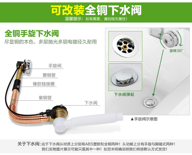 厂家 多功能 智能按摩冲浪方浴缸 纯亚克力 酒店/工程/出口/外贸