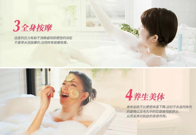 厂家 多功能 智能按摩冲浪方浴缸 纯亚克力 酒店/工程/出口/外贸