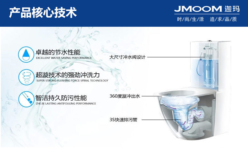 迦玛卫浴超漩式坐便器彩色马桶坐厕酒店工程批发零售支持OEM