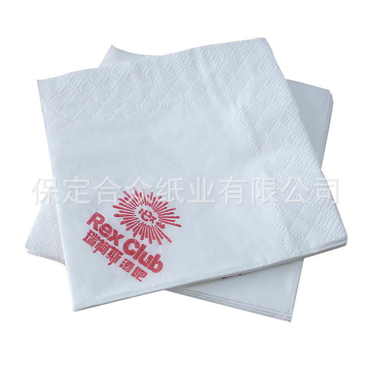 厂家批发供应一次性广告餐巾纸酒店纸巾印刷定制logo餐纸巾