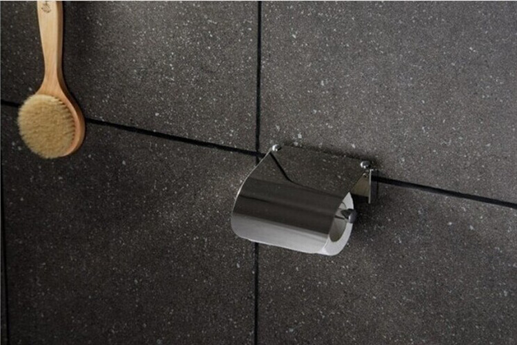 厂家批发 不锈钢厕纸盒 卫生间卷纸器 酒店工程纸巾架 擦手纸座