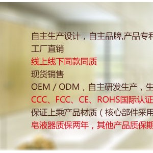 奥力奇 酒店浴室挂式双头手动皂液器 塑料给液器洗手液器洗手液机