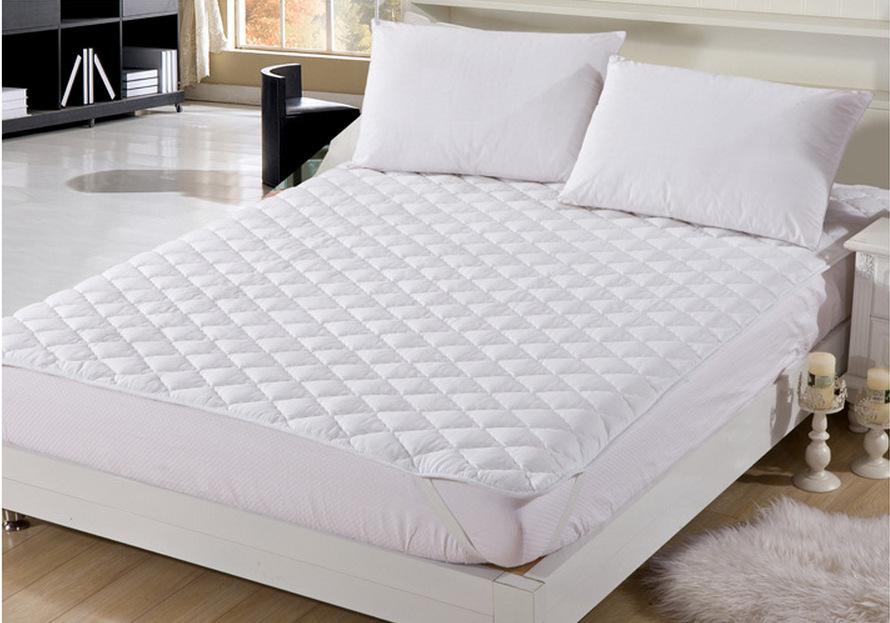 酒店客房布草 宾馆床上用品套 交织棉保护垫 可定制棉床护垫