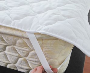 酒店客房布草 宾馆床上用品套 交织棉保护垫 可定制棉床护垫