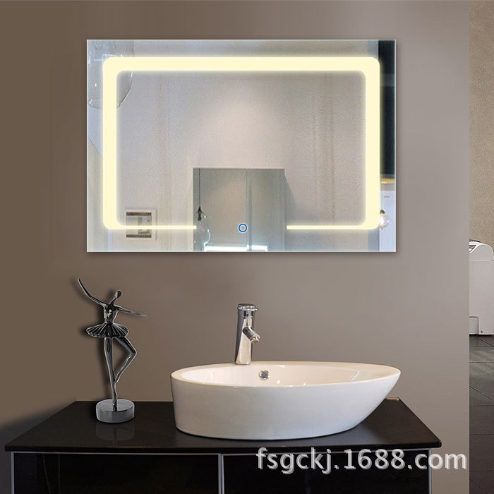 高档浴室镜 LED防雾镜 卫浴镜 酒店浴室镜　洗手间镜子 工程镜