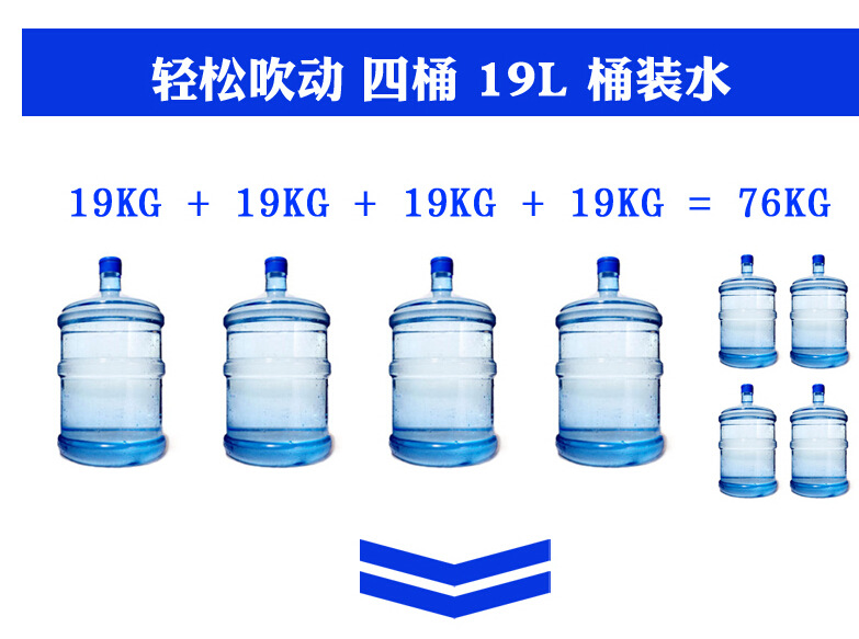 洁霸BF534强力吹干机拉杆式三速风机酒店超市商场地板地毯吹风机