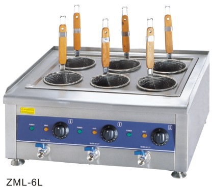 ZML-6L 台式六头电热煮面炉烫面炉煮面机