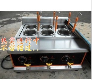  新款 台式六头电煮面炉 /煮面机 /关东煮机 /麻辣烫机 自带炸栏