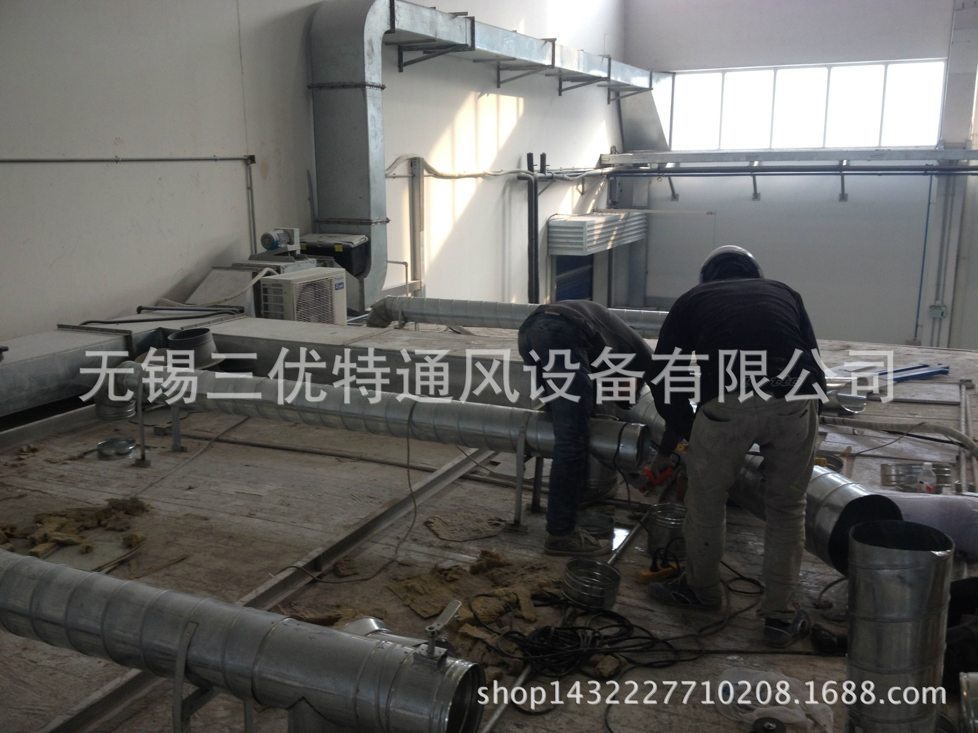 承接各种通风排烟工程安装 共板风管 螺旋风管 空调管道 排烟管道