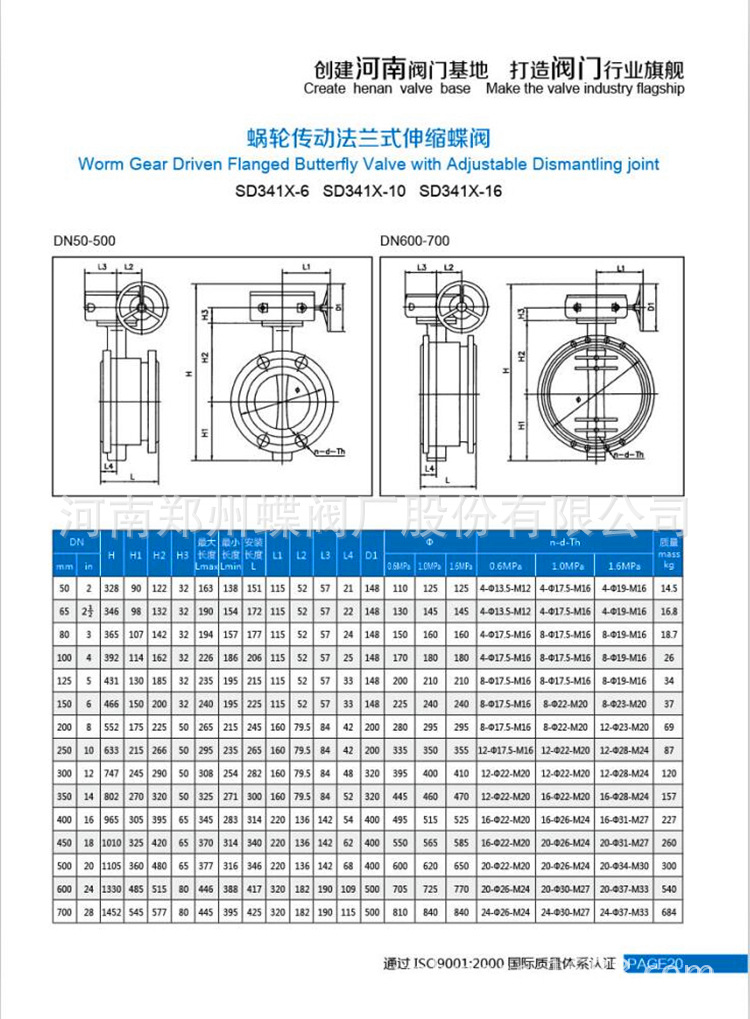 涡轮手动电动气动伸缩蝶阀 SD341X型产品 软硬密封蝶阀门生产厂家