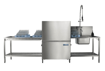 豪&霸CCA200通道式洗碗机 电加热洗碗机 商用洗碗机设备