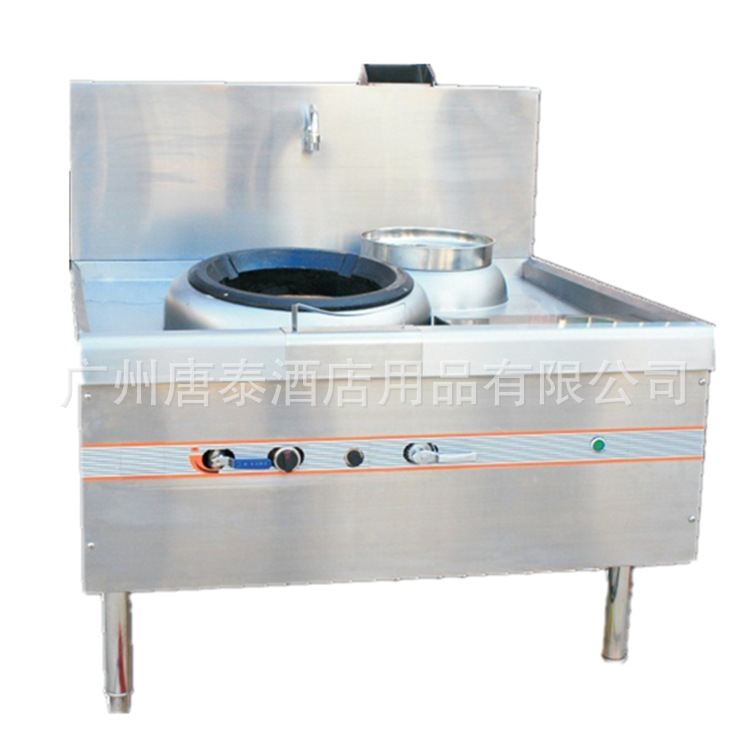 厂家生产高档厨房设备，炒炉，汤炉，CRE-1-G(E)燃气单头单尾炒炉