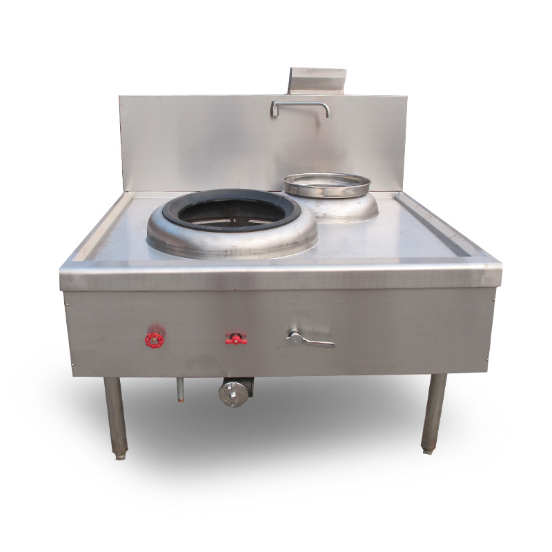 厂家直销 燃气单头单尾小炒炉 炉具定做批发 承接厨房设备工程