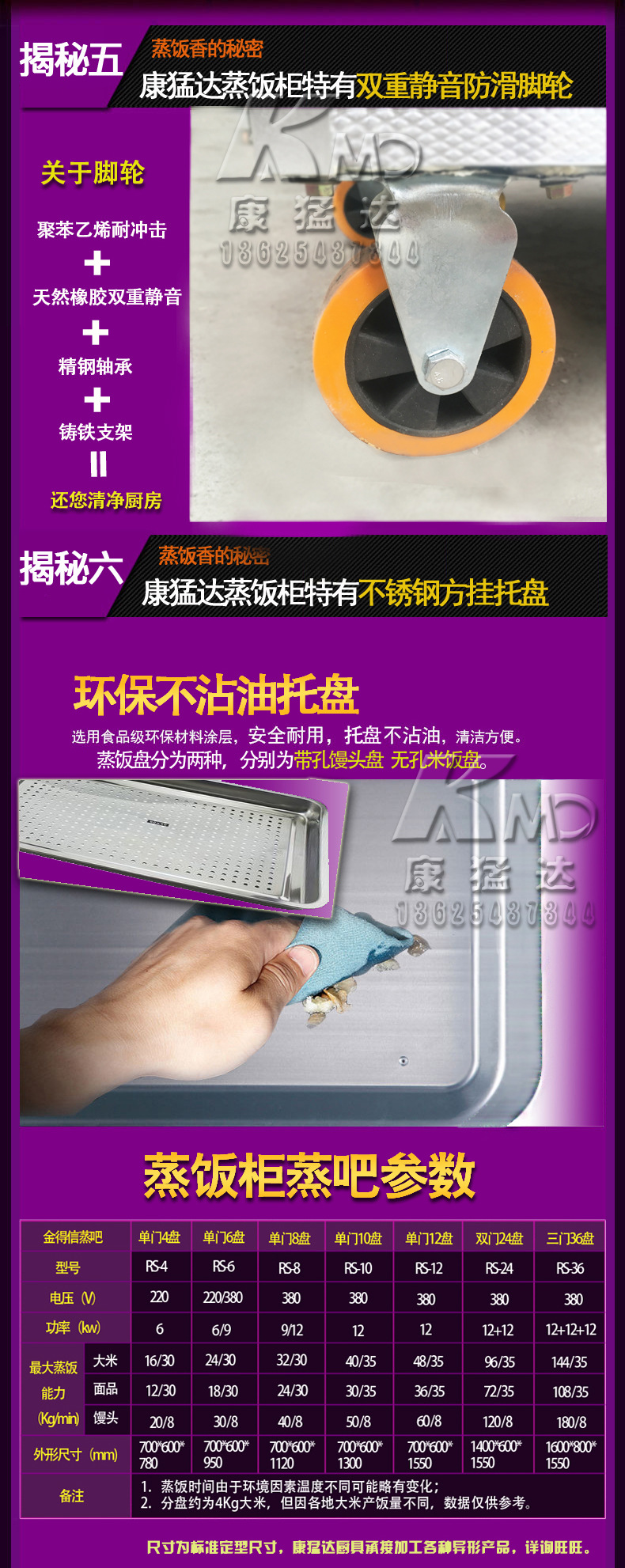 康猛达蒸饭柜468盘12盘24盘节能蒸饭车蒸饭机电燃气蒸箱商用包邮