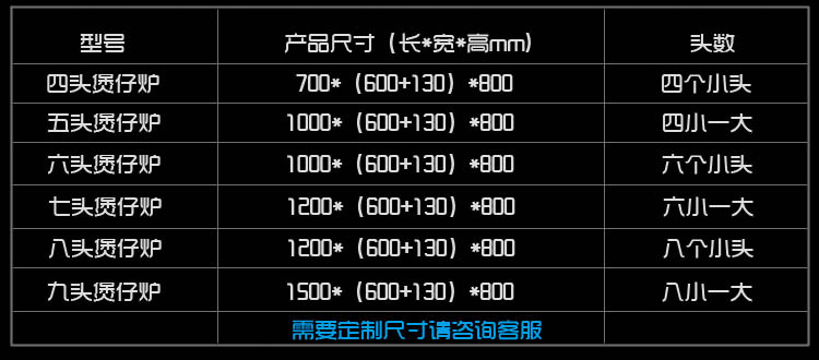 商用韩式煲仔炉四六八眼多头砂锅燃气灶熬汤炉节能立式煤气炉特价