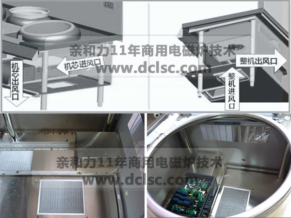 商用单头电磁大锅灶QHL-DC20KW