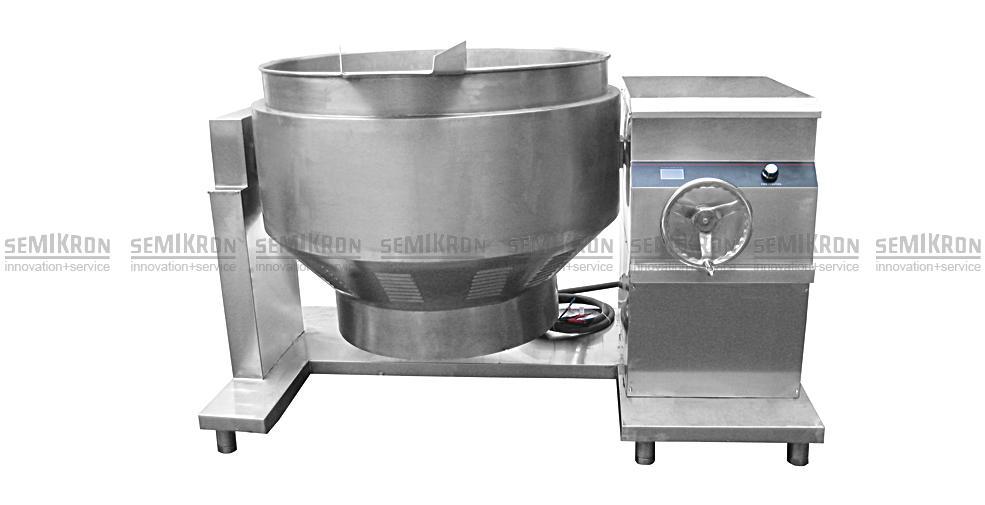 供应大型团膳电磁摇摆汤锅 夹层锅 节能省人工产品汤锅