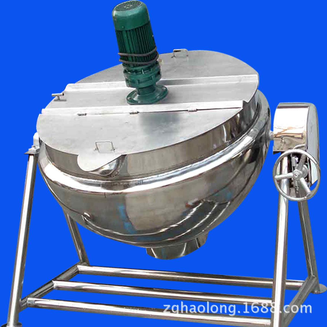 304不锈钢锅 炒熬夹层锅电加热 大型搅拌 燃气煮鸭炉 食堂设备